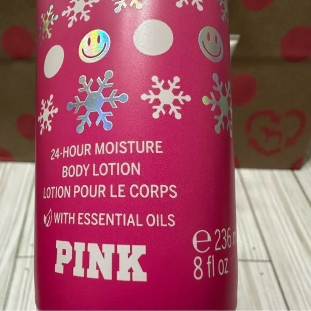 2 VICTORIA’S SECRET PINK FRESH & CLEAN FROSTED 24 HOUR MOISTURE BODY‎ CREAM 8oz